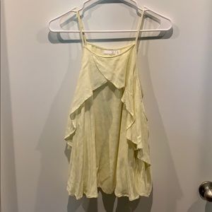 Pale yellow tank from Nordstrom